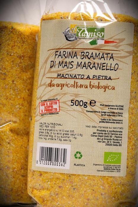 FARINA DI MAIS BRAMATA cooperativa agricola El Tamiso, 500 g