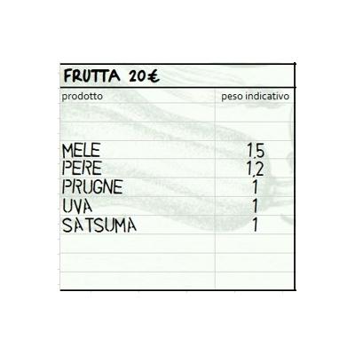 Cassetta mista solo frutta