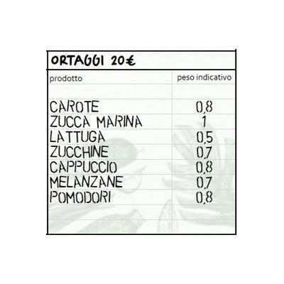 Cassetta mista solo verdura 