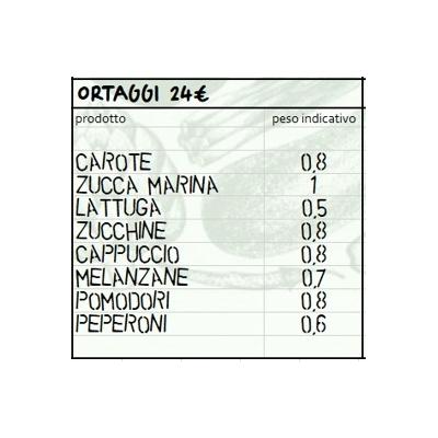 Cassetta mista solo verdura